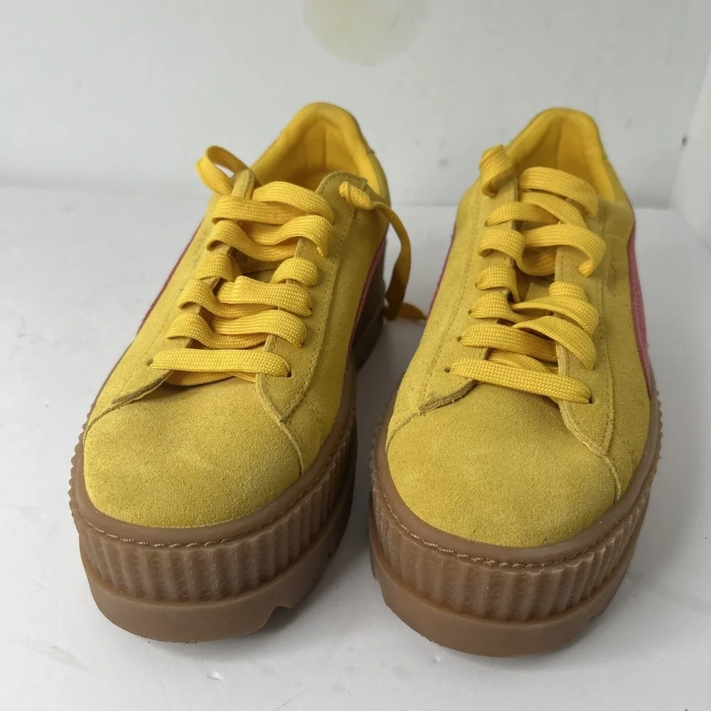 Puma Fenty by Rhianna Cleated Creeper Lace Up Suede Women's Shoes Size‎ 10